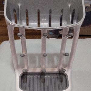 Oxo Compact Dish Rack in Light Pink and Gray
